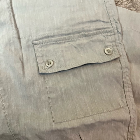 Fig Clothing Womens Tan Linen Pangs Size 4 - Picture 3 of 12